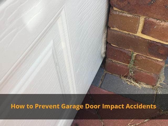 Garage Door Panel Damage Car Impact
