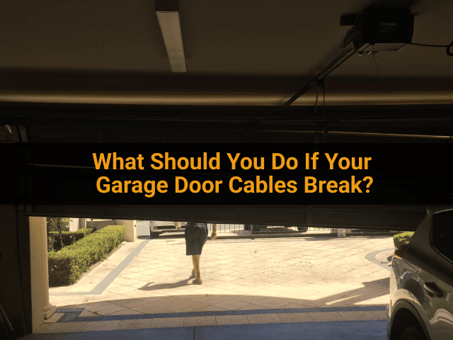 Broken Garage Door Cable