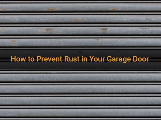 Rusted Garage Door
